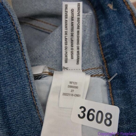 NEW Madewell Stovepipe Jeans in Leaside Wash, 27 - Picture 13 of 16